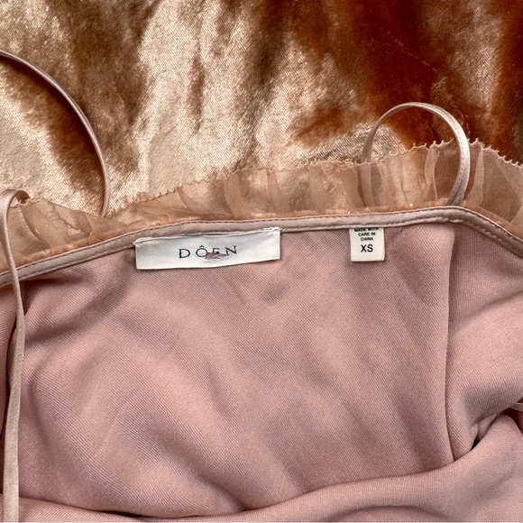 NWOT Doen Calsi Dress XS rose blush new arrival winter collection 2023 - Picture 4 of 7